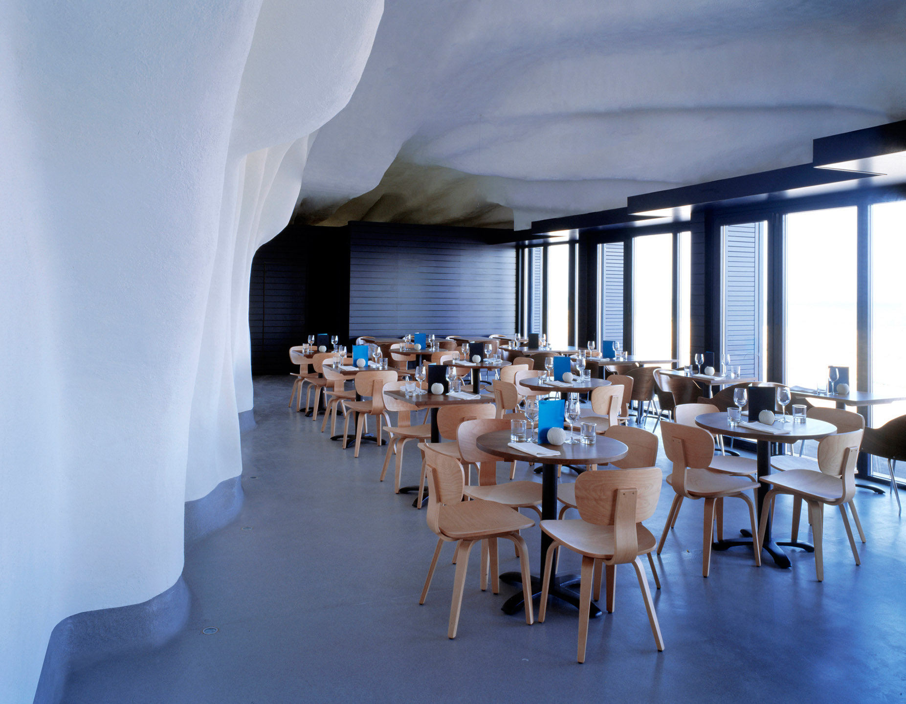 East Beach Café sculptural interior