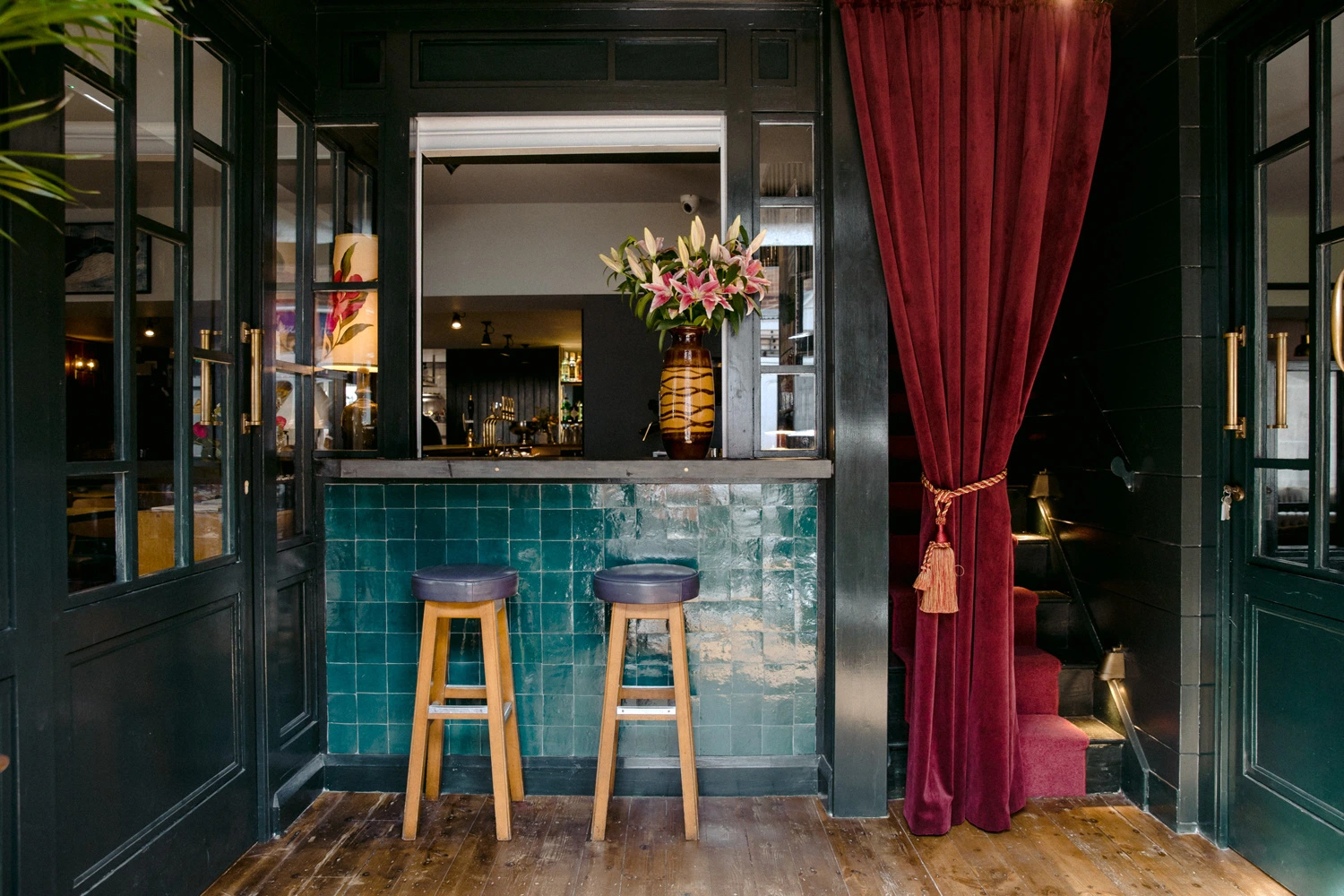 Bar area at The Rose, Deal