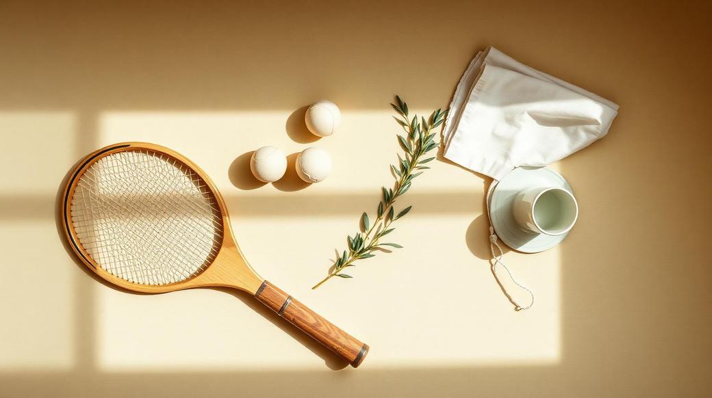 A tennis player on court — the sport linked to the greatest gains in life expectancy