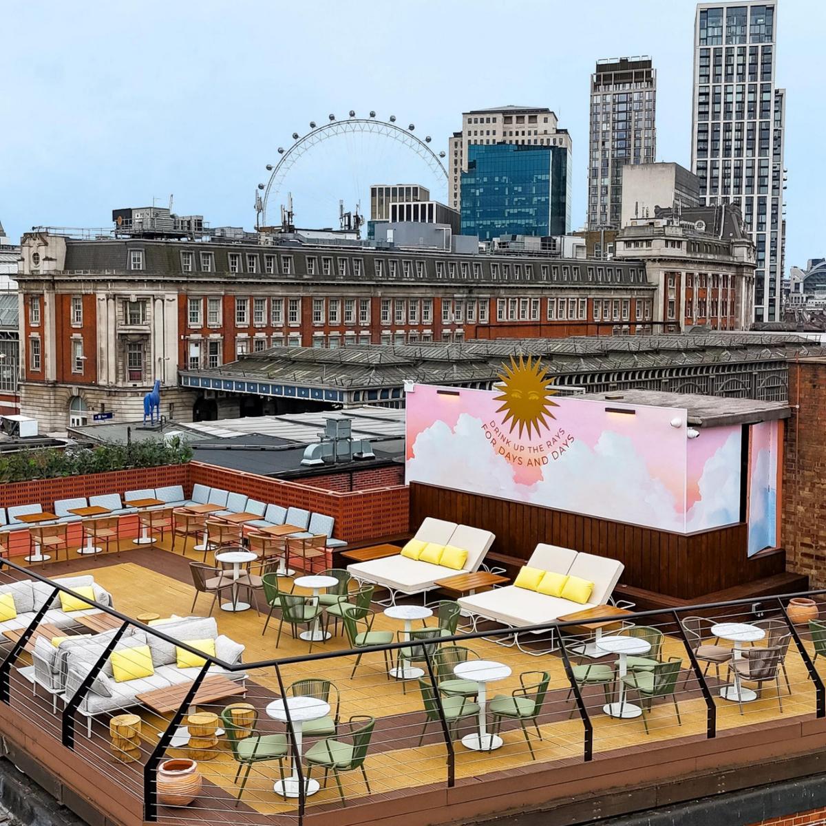 Circe's Rooftop — heated pods above Waterloo