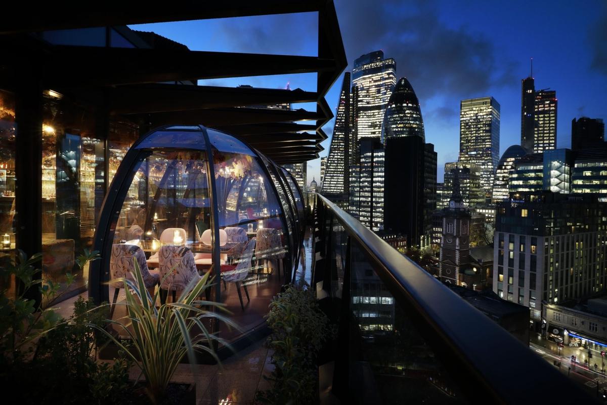 Florattica — botanical rooftop bar near Tower Hill