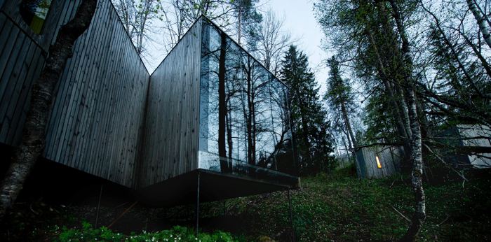 Lanskap sebagai Kamar — Juvet Landscape Hotel